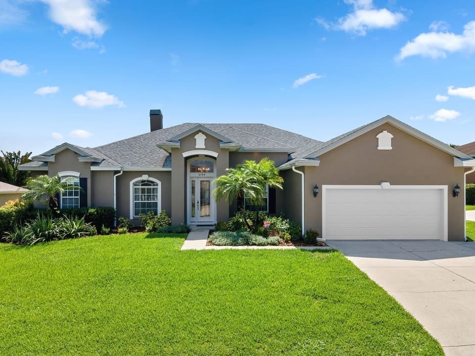 Residential aerial drone photography